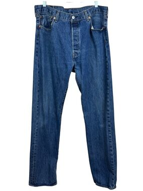 Levi's 501 Men’s Button Fly Original Fit Jeans tag sz 36X34
